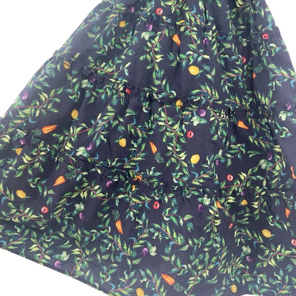 hill house tiny nap dress emerald space floral SZ 5-6 Y 5/6Y - Picture 3 of 6